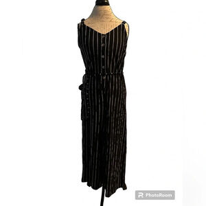 Xhilaration striped jumpsuit